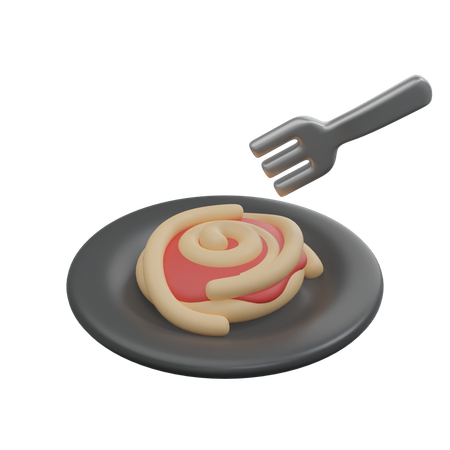 Comer espaguete  3D Icon