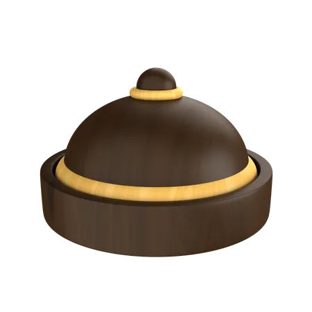 Campana de comida  3D Icon