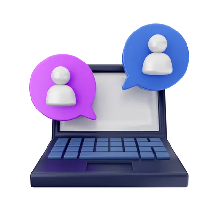 Communication Chat  3D Icon