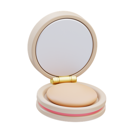 Compact Mirror  3D Icon