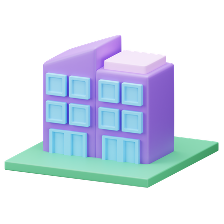 Company Building  3D Icon