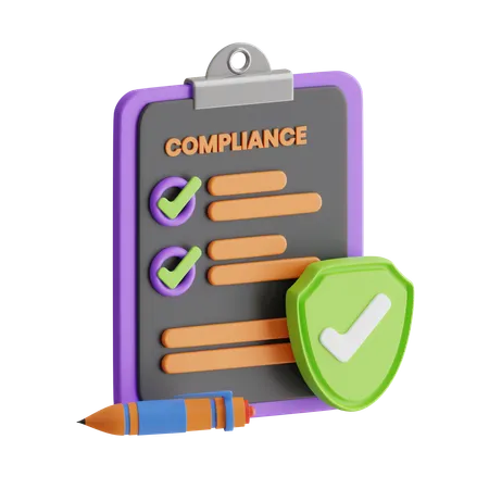 Compliance  3D Icon