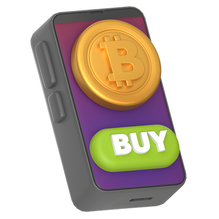 Comprar bitcoins  3D Icon