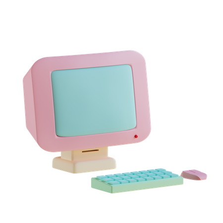 Computador  3D Icon