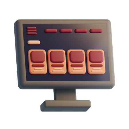 Computer  3D Icon