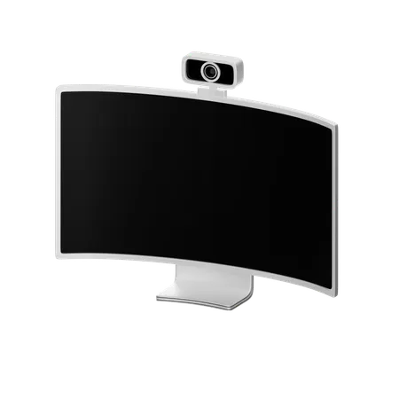 Computer Monitor  3D Icon