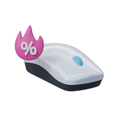 Computer Mouse Hot Sale  3D Icon