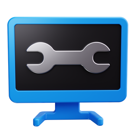 Computer Service  3D Icon