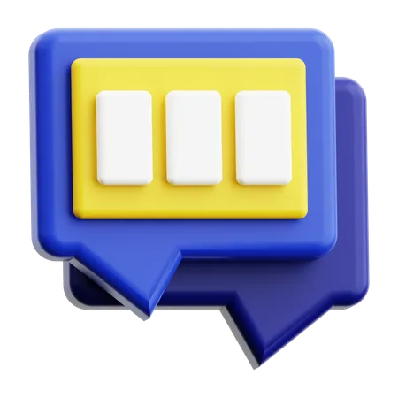 Comunicação  3D Icon