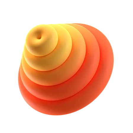 Cone Abstract Shape  3D Icon