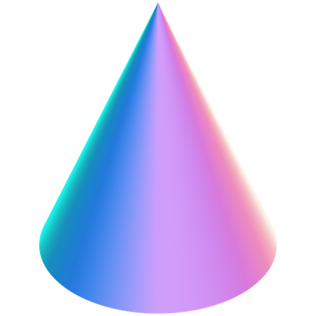 Cone Shape  3D Icon