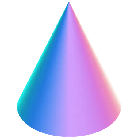 Cone Shape  3D Icon