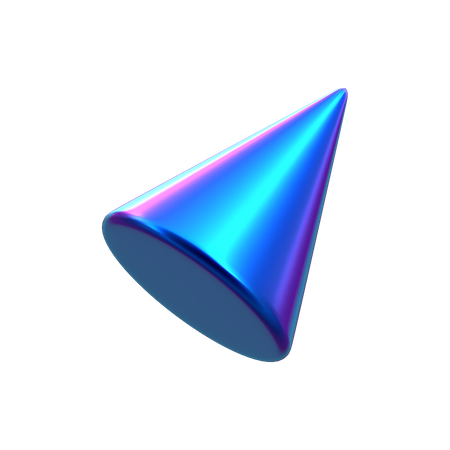 Cone Shape  3D Icon