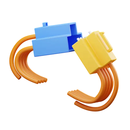 Conector  3D Illustration