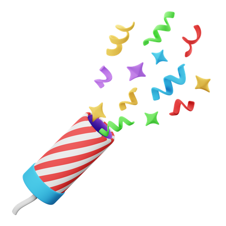 Confetti  3D Icon