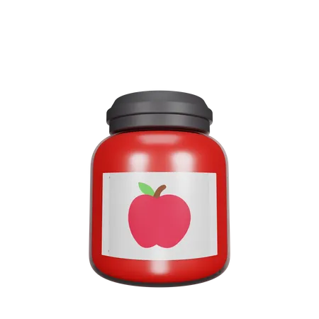 Confiture de pommes  3D Icon