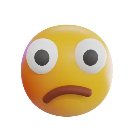 Confused Emoji  3D Icon