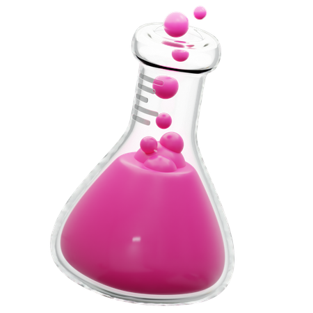 Conical flask  3D Icon