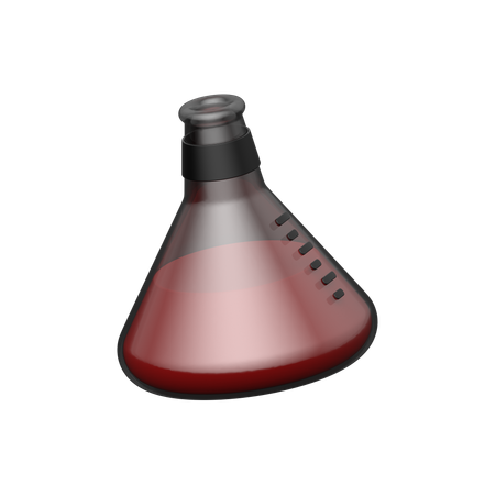 Conical Flask  3D Icon