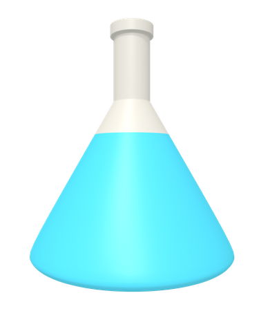 Conical Flask  3D Icon