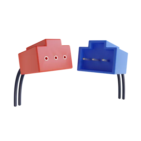 Connector  3D Icon