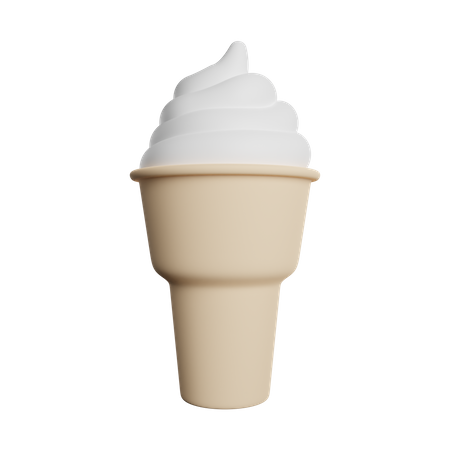 Cucurucho de helado  3D Icon