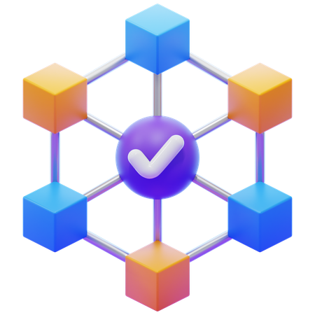 Consensus Mechanism  3D Icon