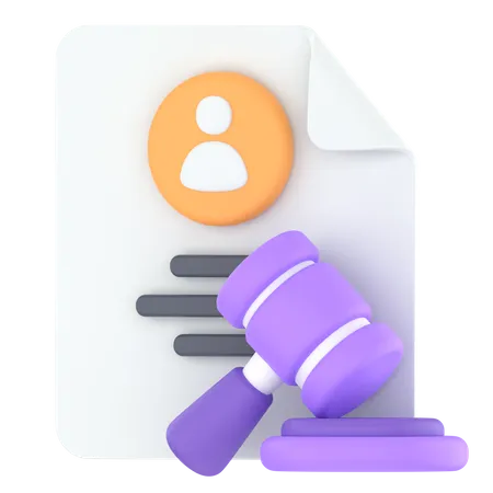 Constitutional right  3D Icon