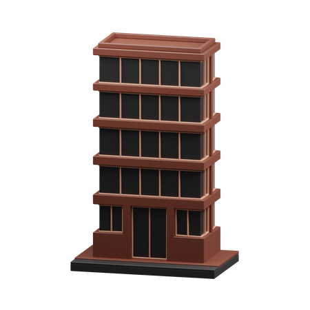 Construção de arranha-céu  3D Icon