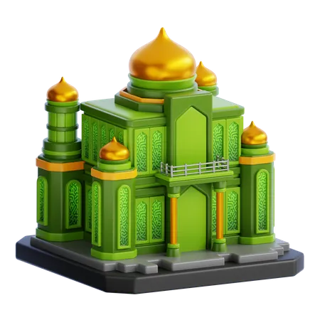 Construção de mesquita  3D Icon