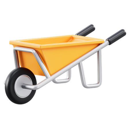 Construction Cart  3D Icon