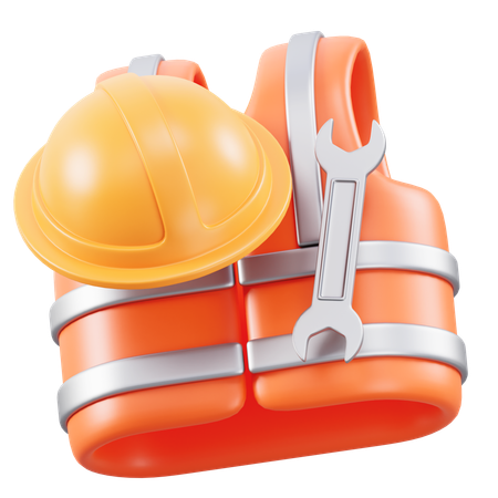 Construction Dress  3D Icon