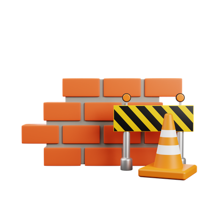 Construction Project  3D Icon