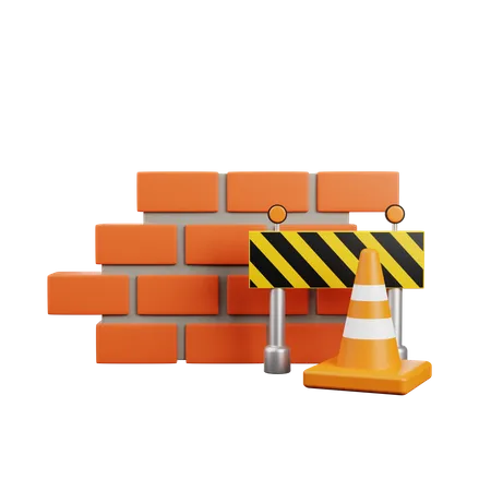 Construction Project  3D Icon