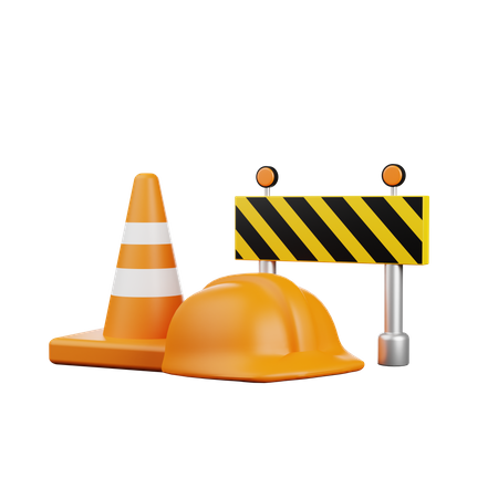 Construction Project  3D Icon