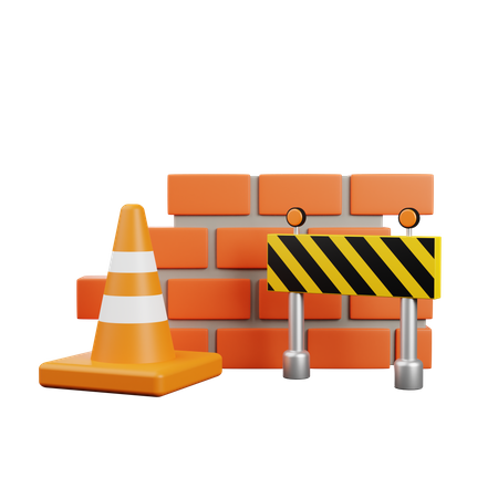 Construction Project  3D Icon