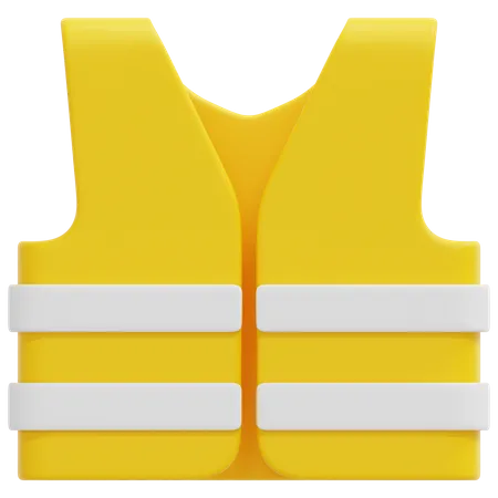 Construction Vest  3D Icon