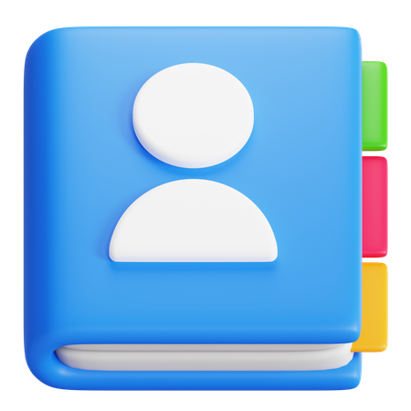 Contact  3D Icon