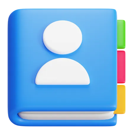 Contact  3D Icon