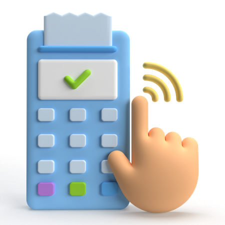 Contactless Payment  3D Icon