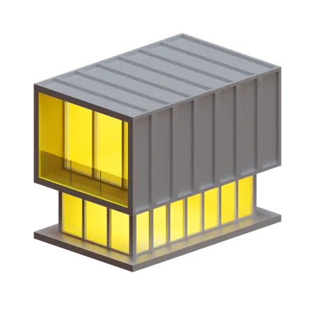 Container House  3D Illustration