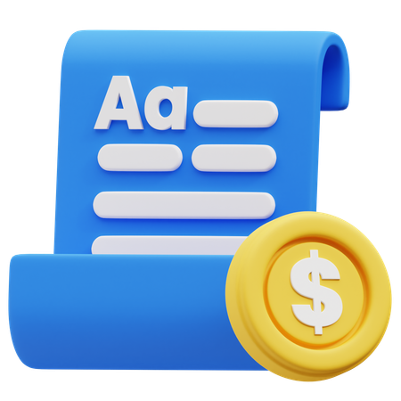 Content Monetization  3D Icon