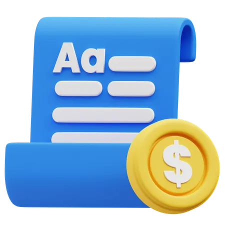 Content Monetization  3D Icon