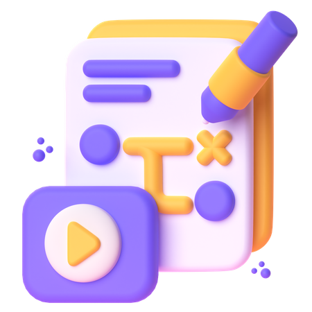 Content Plan  3D Icon