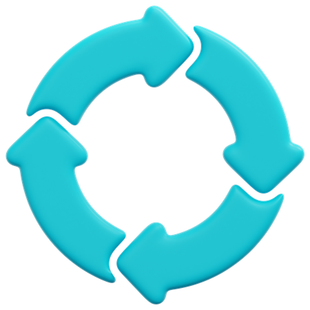 Continuous Agile  3D Icon