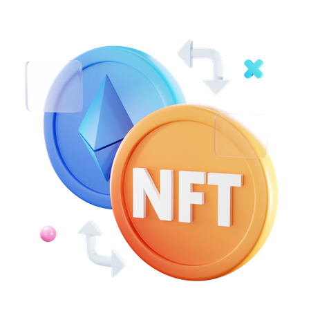 Conversão nft  3D Icon