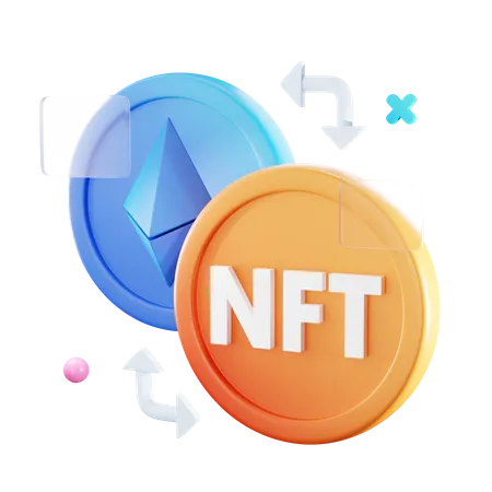 Conversão nft  3D Icon