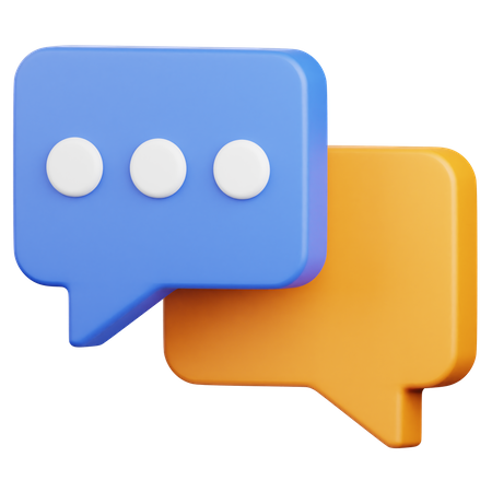 Conversation  3D Icon