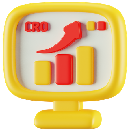 Conversion Rate Optimization  3D Icon