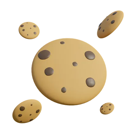 Cookies  3D Illustration